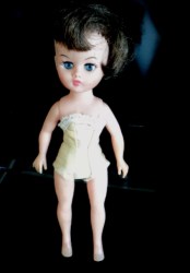 8'' LIL MISS TEEN UNEEDA 60 FASHION DOLL, ONESIE,  RED HEELS